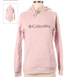 COLUMBIA PULLOVER HOODIE - DRAWSTRING LONG SLEEVE COLUMBIA OUTERWEAR (PINK)